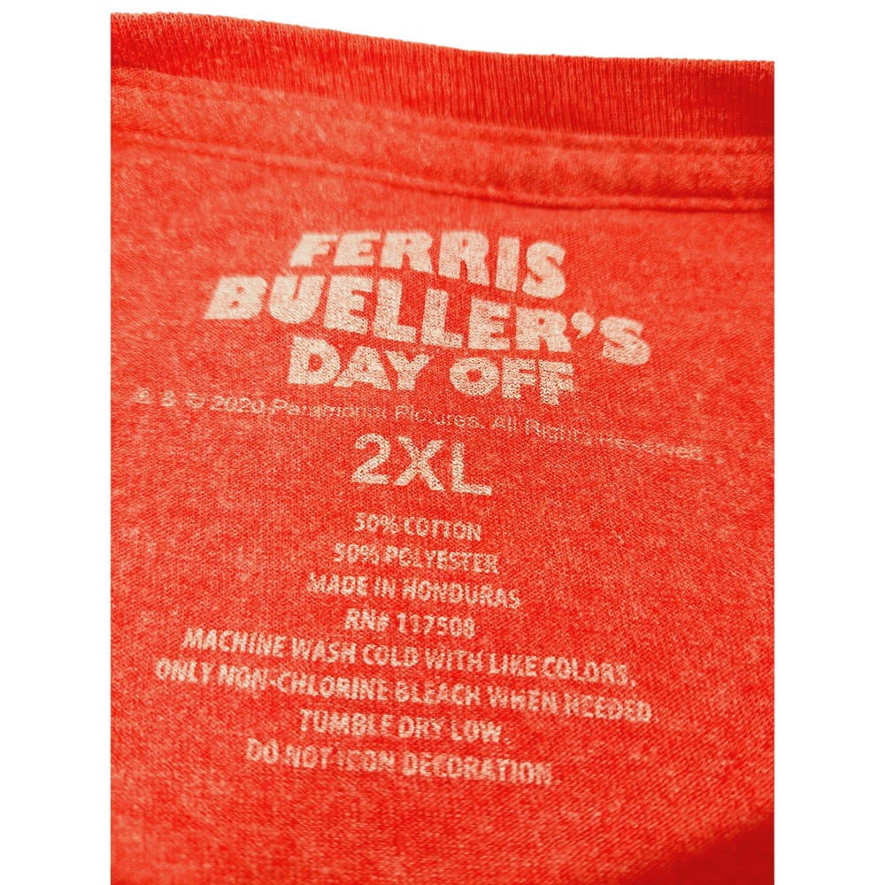 Ferris Bueller's Day Off Unisex Graphic T-Shirt 2XL - Picture 6 of 6
